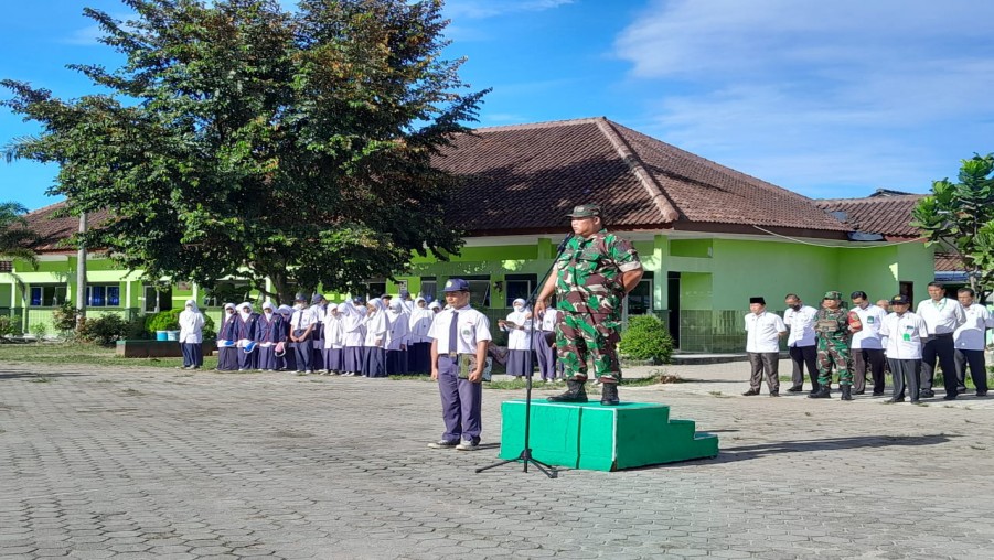 Koramil Panjang Kunjungi MTs Negeri 2 Bandar Lampung