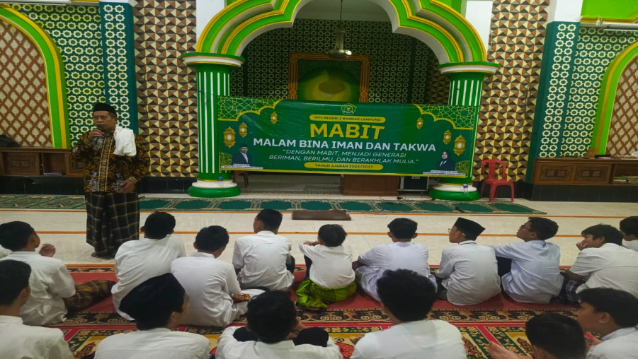 MABIT MTsN 2 Bandar Lampung Perkuat Iman dan Karakter Siswa Kelas Unggul, Khusus dan Asrama