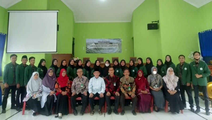 Pelepasan Mahasiswa PPL UIN Raden Intan Lampung di MTs Negeri 2 Bandar Lampung