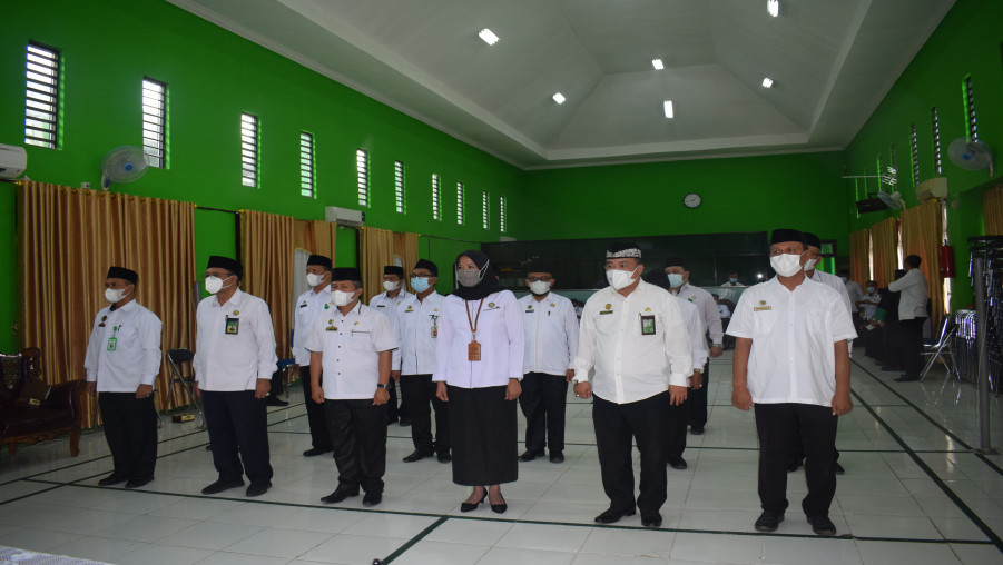 Pelatikan dan Pengambilan Sumpah Jabatan Kepala KUA, Kepala Madrasah dan Kaur TU Madrasah dilingkungan Kementerian Agama Kota Bandar Lampung