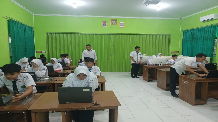 MTs Negeri 2 Bandar Lampung Laksanakan ANBK Tahun 2024