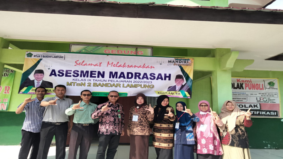 MTs Negeri 2 Bandar Lampung Laksanakan Asesmen Madrasah