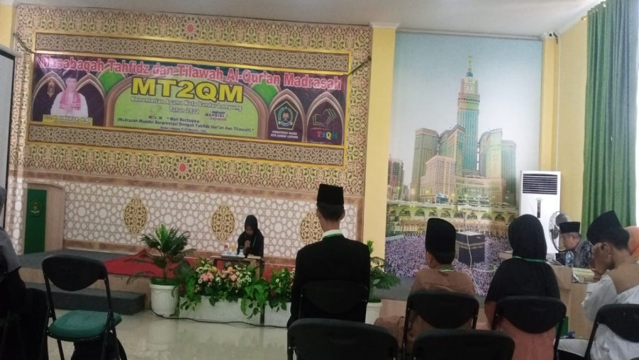 MTsN 2 Bandar Lampung Kembali Mengukir Prestasi di Musabaqoh Tahfizh dan Tilawah Qur'an Madrasah (MT2QM) TINGKAT KOTA  Bandar Lampung