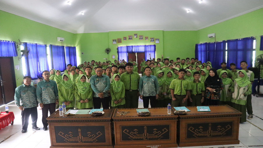 MTsN 2 Bandar Lampung Gelar Debat Calon Ketua dan Wakil OSIM, Ajang Latih Demokrasi Siswa