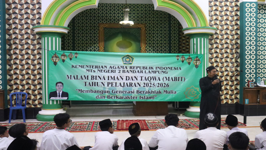 MABIT Kelas 7 MTsN 2 Bandar Lampung Kuatkan Karakter dan Mental Spiritual Siswa