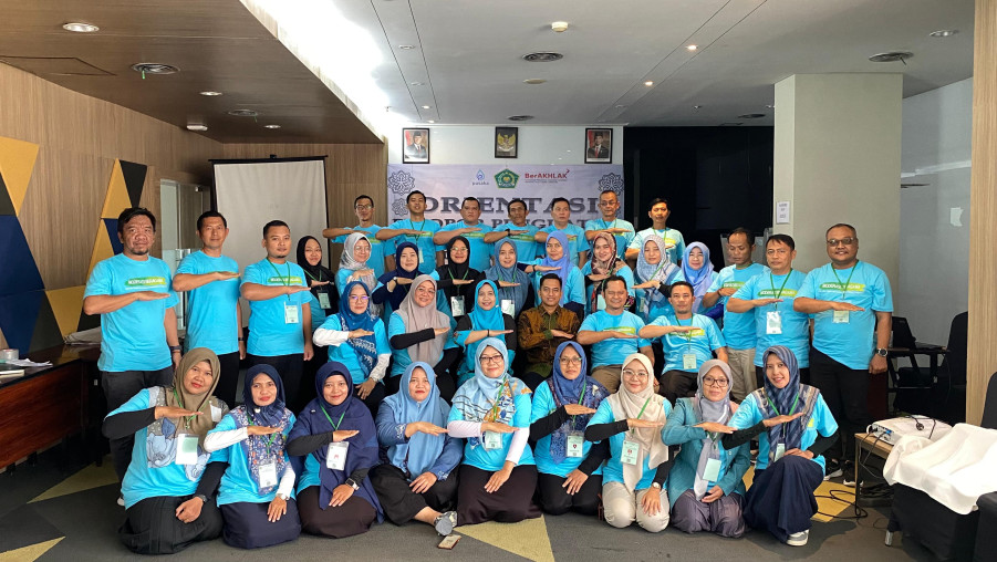 Guru MTs Negeri 2 Bandar Lampung Ikuti Pelatihan Orientasi Pelopor Moderasi Beragama