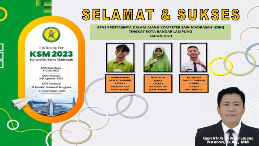 KSM TINGKAT KOTA BANDAR LAMPUNG TAHUN 2023