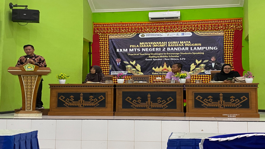 Tingkatkan Kompetensi Guru, MGMP Matematika Se-KKM MTsN 2 Bandar Lampung Gelar Kegiatan Pengembangan Pembelajaran