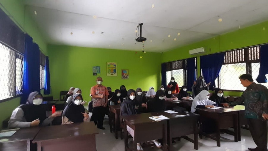 Kelas Unggul dan Khusus MTs Negeri 2 Bandar Lampung gelar kegiatan Uji Kompetensi